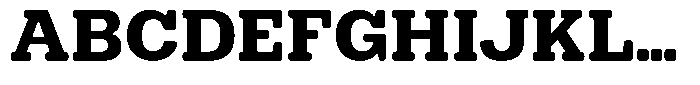 Dean Soft Slab Norm Bold Font UPPERCASE