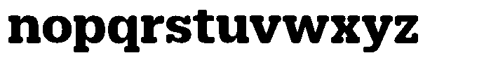 Dean Soft Slab Norm Bold Font LOWERCASE