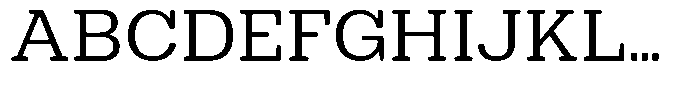 Dean Soft Slab Norm Book Font UPPERCASE