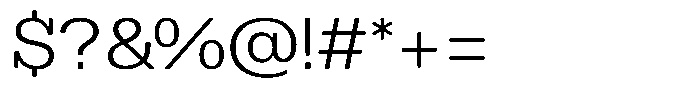 Dean Soft Slab Norm Light Font OTHER CHARS