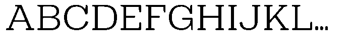 Dean Soft Slab Norm Light Font UPPERCASE