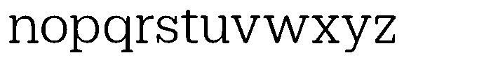 Dean Soft Slab Norm Light Font LOWERCASE