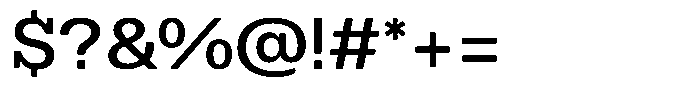 Dean Soft Slab Norm Medium Font OTHER CHARS