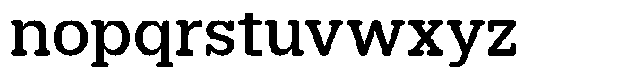 Dean Soft Slab Norm Medium Font LOWERCASE