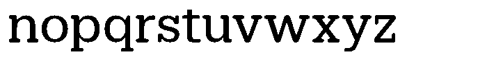 Dean Soft Slab Norm Regular Font LOWERCASE