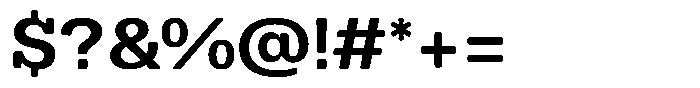 Dean Soft Slab Norm Semi Bold Font OTHER CHARS