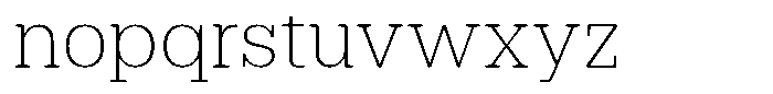 Dean Soft Slab Norm Thin Font LOWERCASE