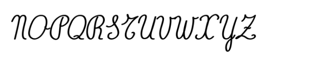 Dear Penpal Script Italic Font UPPERCASE