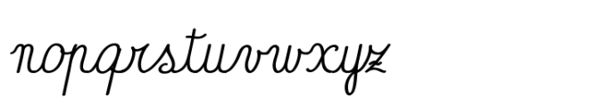 Dear Penpal Script Italic Font LOWERCASE