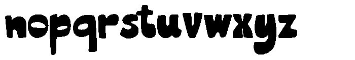 Dearbun Display Font LOWERCASE