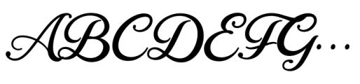 Dearllane Font UPPERCASE
