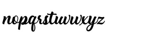 Dearllane Font LOWERCASE