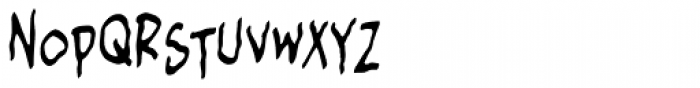 Dearly Departed BB Font LOWERCASE