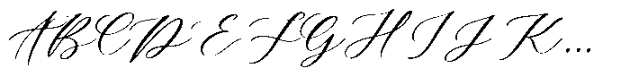 Dearly Heart Font UPPERCASE