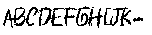 Death Shadow Font UPPERCASE