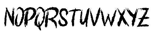 Death Shadow Font UPPERCASE