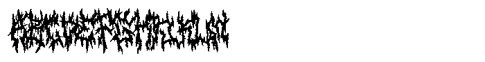 Death Spire Font UPPERCASE