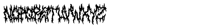 Death Spire Font UPPERCASE