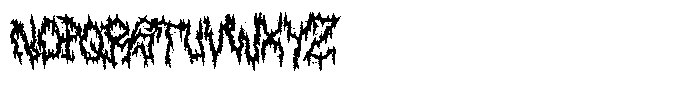 Death Spire Font LOWERCASE