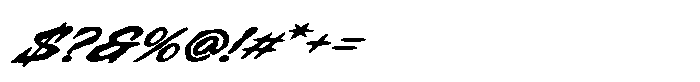 Death Strike Font OTHER CHARS