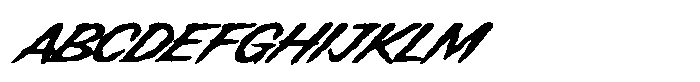 Death Strike Font UPPERCASE