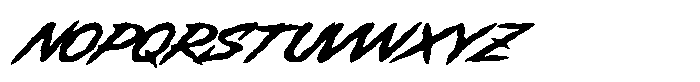 Death Strike Font UPPERCASE