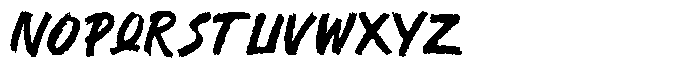 Deathless Font LOWERCASE