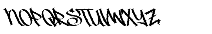 Deathmetal Font UPPERCASE