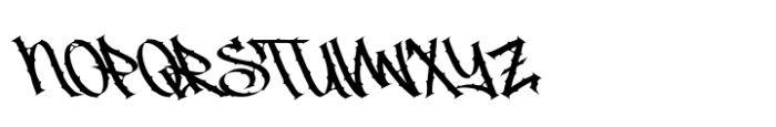 Deathmetal Font LOWERCASE