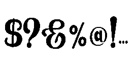 Deatom Lettering Font OTHER CHARS