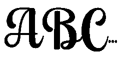 Deatom Lettering Font UPPERCASE
