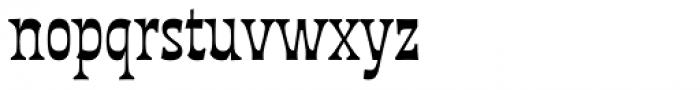 Deberny Line Narrow Bold Font LOWERCASE