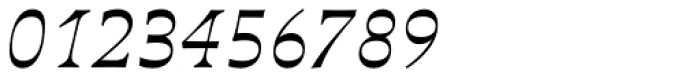 Deberny Line Regular Italic Font OTHER CHARS