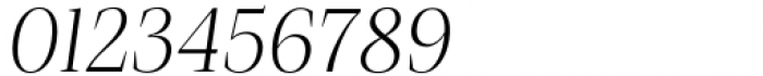 Debira Light Italic Font OTHER CHARS