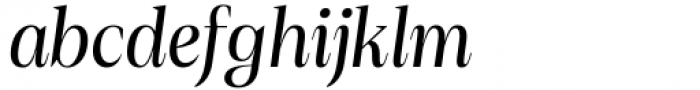 Debira Medium Italic Font LOWERCASE