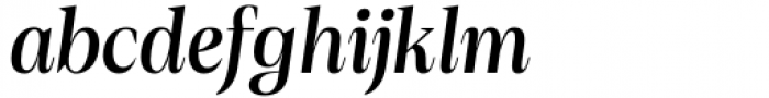 Debira SemiBold Italic Font LOWERCASE