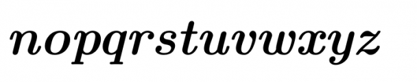 Debojyoti Serif Bold Italic Font LOWERCASE