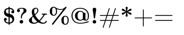 Debojyoti Serif Bold Font OTHER CHARS