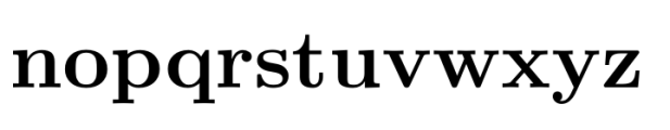 Debojyoti Serif Bold Font LOWERCASE