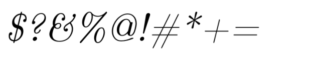 Debojyoti Serif Italic Font OTHER CHARS