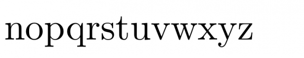 Debojyoti Serif Roman Font LOWERCASE
