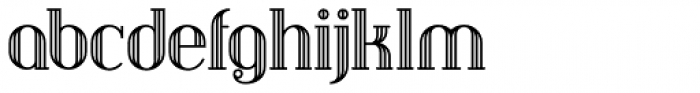 Debonair Inline NF Font LOWERCASE