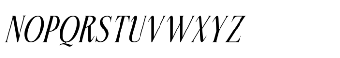 Debreak Italic Font UPPERCASE