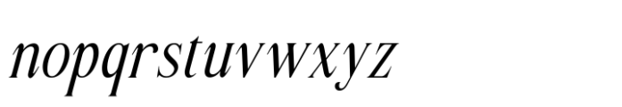 Debreak Italic Font LOWERCASE