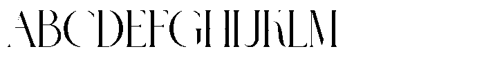 Debthen Font UPPERCASE