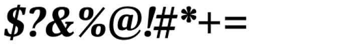 Deca Serif New Black Italic Font OTHER CHARS