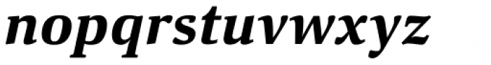Deca Serif New Black Italic Font LOWERCASE