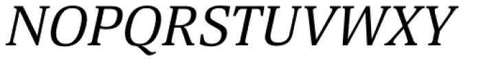 Deca Serif New Italic Font UPPERCASE
