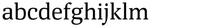 Deca Serif Font LOWERCASE