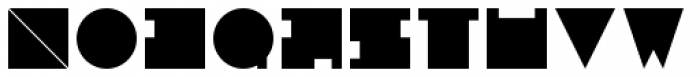 Decavision Font LOWERCASE